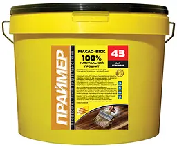 Олія-віск для деревини Праймер ЄС-43 10л (100% натуральний продукт)