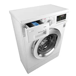 Пральна машина LG з фронтальним завантаженням F1096SDS3, 4кг, 1000, A++, Пар, глибина 36см, Дисплей, Інвертор, Білий (F1096SDS3) - мініатюра 9