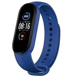 Ремінець до фітнес браслета Armorstandart Superhero Edition для Xiaomi Mi Band 5 Captain America Blue (ARM57108) - миниатюра 2