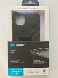Протиударний чохол Speck Presidio Grip для Pixel 4 XL Black Black 131862-1050 - мініатюра 10