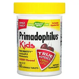 Суміш Пробіотиків для Дітей віl 2 до 12 років Primadophilus® 3 Billion- 30 жувальних таб - мініатюра 3