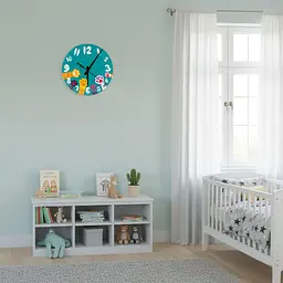 Настінний годинник AMIRI HOME VG1001 "Лапки" 28 см. безшумний без скла (VG1001) - мініатюра 4
