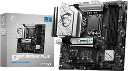 Материнська плата MSI B760M Gaming Plus Wi-Fi LGA 1700 (B760M GAMING PLUS WIFI) Б/В