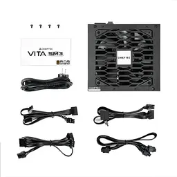 Блок живлення 650 Вт, VITA SM3, Black, напівмодульний Chieftec teh0028814 - мініатюра 5