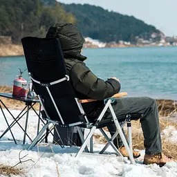 Крісло складане Naturehike NH17T003-Y, алюміній, чорний - мініатюра 9
