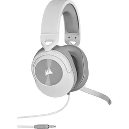 Ігрова гарнітура Corsair HS55 Stereo White (CA-9011261-EU) - мініатюра 3