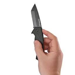 Ніж складний HARDLINE Serrated MILWAUKEE з серейторним лезом 75мм - мініатюра 7