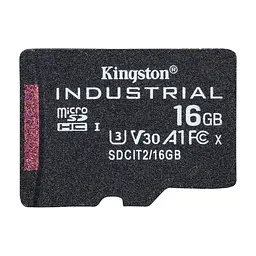 Карта пам'яті Kingston 16GB microSDHC class 10 UHS-I V30 A1 (SDCIT2/16GBSP)