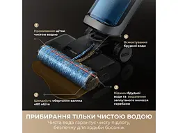 Миючий вертикальний пилосос Dreame Wet&Dry Vacuum Cleaner H14 AE 1 в 1 - мініатюра 4