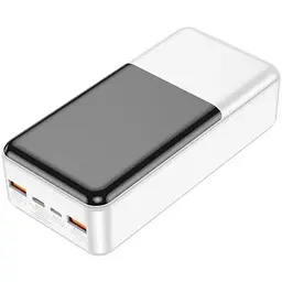 Універсальна зарядна батарея Hoco J108B 30000mAh Universe 22.5W (Білий) - мініатюра 2