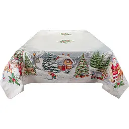 Скатертина Lefard Home Textile Cottage гобеленова 100х100 см (732-201) - мініатюра 2