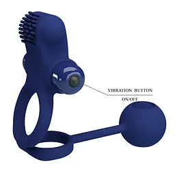 Ерекційне кільце PRETTY LOVE Powerful ring, 10 vibration functions PRETTY LOVE BI-210211-3 100216 - мініатюра 2
