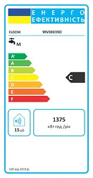 Водонагрівач Eldom Eureka 80 SLIM 2x1.0 kW WV08039D - мініатюра 8