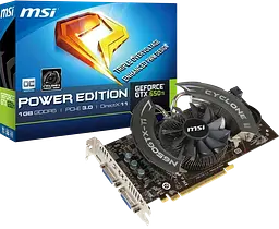 Відеокарта GeForce GTX 650 Ti 1GB MSI Power Edition OC (N650Ti PE 1GD5/OC) Б/В