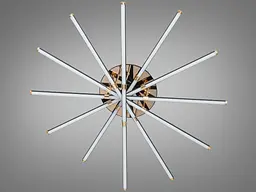 Сучасна стельова LED-люстра Diasha SX8259/6BK, 140W, діаметр 100 см - мініатюра 6