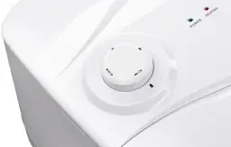 Водонагрівач Willer PA15R New optima mini, White, 1500W, 15л, мокрий ТЕН, вертикальний, механічне керування, над мийкою, квадратний, подача води знизу, зовнішній терморегулятор, D, 38.9x38.9х30.1см - мініатюра 3