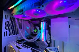 СВО ASUS ROG Strix LC 240 RGB White (90RC0062-M0UAY0) - мініатюра 9