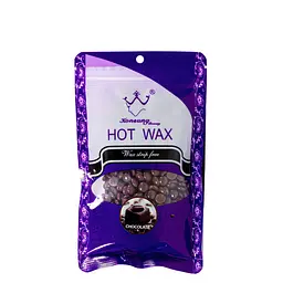 Віск плівковий для депіляції в гранулах Konsung Hot Wax 100 г Chocolate