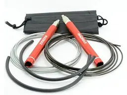 Скакалка швидкісна на підшипниках алюмінієва MadMax MFA-286 Speed jump rope Red 3 м (MFA-286-RED-U) - мініатюра 2