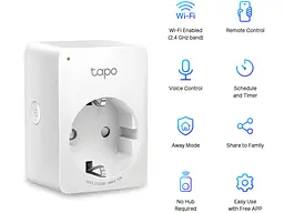Інтелектуальна розетка TP-LINK Tapo P100 Wi-Fi 2-pack - мініатюра 2