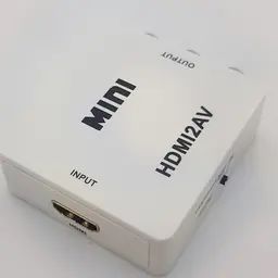 Конвертер адаптер з HDMI на AV тюльпани RCA перехідник перетворювач 1080P відео та аудіо UKC білий - мініатюра 6
