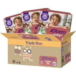 Підгузки-трусики Libero Up&Go 5 (9-14 кг) 87 шт. - мініатюра 2