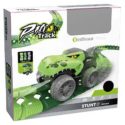 Інтерактивний трек з інерційною машинкою SHT 5510-5 Dino Trak (168pcs/1CAR) Green Epik - мініатюра 4