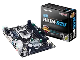 Материнська плата Gigabyte GA-H81M-S2V LGA 1150 (GA-H81M-S2V) Б/В