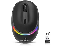 Миша REAL-EL RM-440 W Black (EL123200045) - мініатюра 3