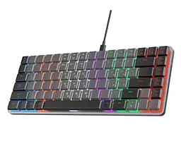 Клавіатура ігрова механічна GamePro MK-140R USB Red Swich Low Profile Dark Gray - мініатюра 3
