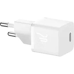 Зарядний пристрій Baseus GaN5 Fast Charger mini 1C 20W EU white (CCGN050102) - мініатюра 3