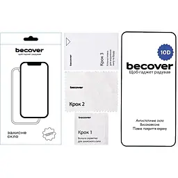 Захисне скло BeCover для Nothing Phone (2) 10D Black (711817) - мініатюра 4