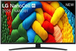 Телевізор Lg smart діагональ 43" 43NANO81A3A