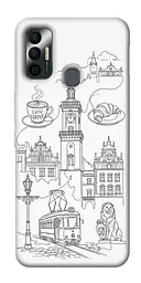 TPU чохол Demsky Lviv spirit для TECNO Spark 7