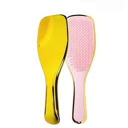 Щітка масажна для мокрого та сплутаного волосся The Wet Detangler LWD-PP-010418 Золотиста