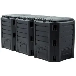 Компостер садовий Prosperplast MODULE COMPOGREEN 1200 л, чорний