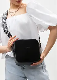Жіноча кросбоді сумка Sambag Frame чорна 20 × 20 × 8 см (50223401) - мініатюра 6