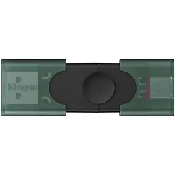 USB Flash Kingston DataTraveler Duo 128GB USB Type-A/ USB Type-C Black/Green, Retail