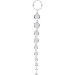 Анальний ланцюжок Calexotics X-10 Beads 28 см (прозорий)