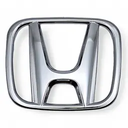 Емблема решітки задня Honda Хром 85х71 мм Пластик на скотчі (Завод) - мініатюра 5