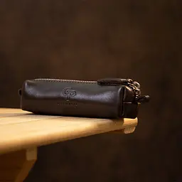 Чоловіча шкіряна ключниця GRANDE PELLE 15х5х3 см acs0024441 - мініатюра 6