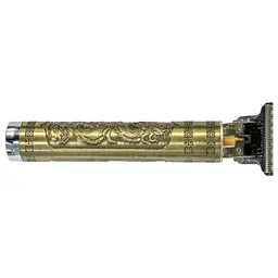 Машинка для стрижки чоловіча Дракон золотистий триммер для бороди PROFESSIONAL HAIR CLIPPER JX-1818 - мініатюра 4
