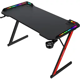 Стіл ігровий XTRIKE ME DK-05 Gaming Desk RGB Llight Black 110x60x74мм. (DK-05)
