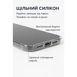 Чохол до мобільного телефона BeCover Silicone Samsung Galaxy S25 FE SM-S731 Transparent (714389) - мініатюра 5