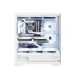Корпус ALmordor QX25A LCD без БП White (ALQX25AWH_LCD) - мініатюра 2