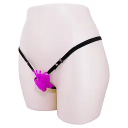 Кліторальний стимулятор Pretty Love Clitoral Massager Butterfly 8.6 см фіолетовий - мініатюра 4