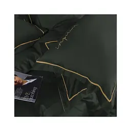 Постільна білизна MirSon Сатин Imperial Satin Emerald 220х240 King Size (2200008576233) - мініатюра 8
