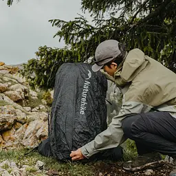 Чохол для рюкзака Naturehike CNK2450PJ010 L (Чорний) - мініатюра 9