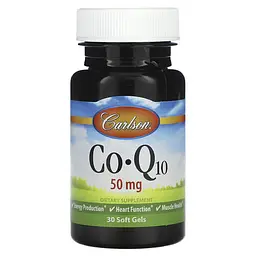 Коэнзим Q-10 CoQ10 50 mg 30 Soft Gels Carlson vit0005724