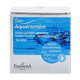 Нічний крем для обличчя для зволоження і регенерації шкіри Farmona Skin Aqua 50 мл - мініатюра 2
